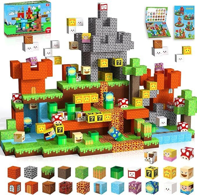 Super Mario Mini World Magnetic Blocks