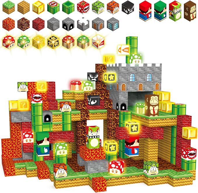 Super Mario Mini World Magnetic Blocks