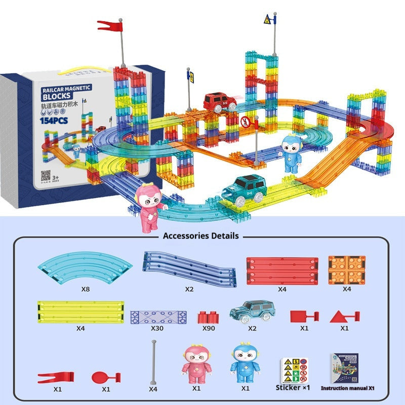 Magnetic Train Track & Building Blocks