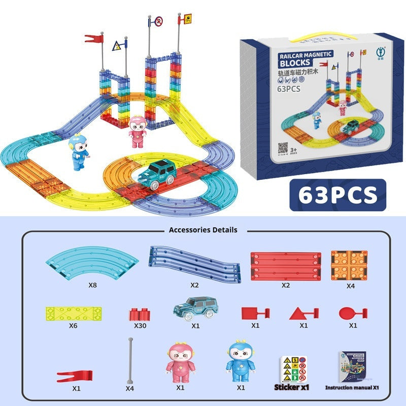 Magnetic Train Track & Building Blocks