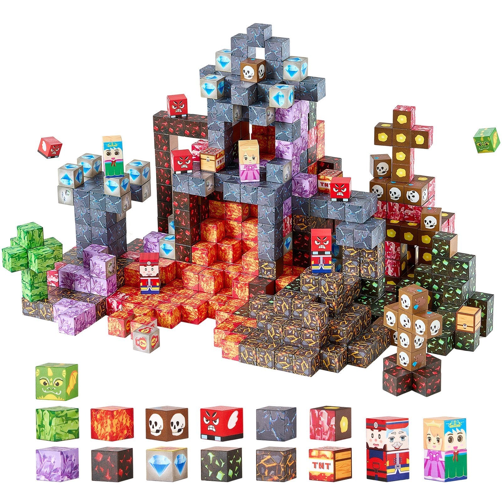 Dark Castle Mini World Magnetic Blocks