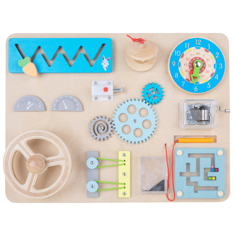 Shapes and Fidgets Montessori Board