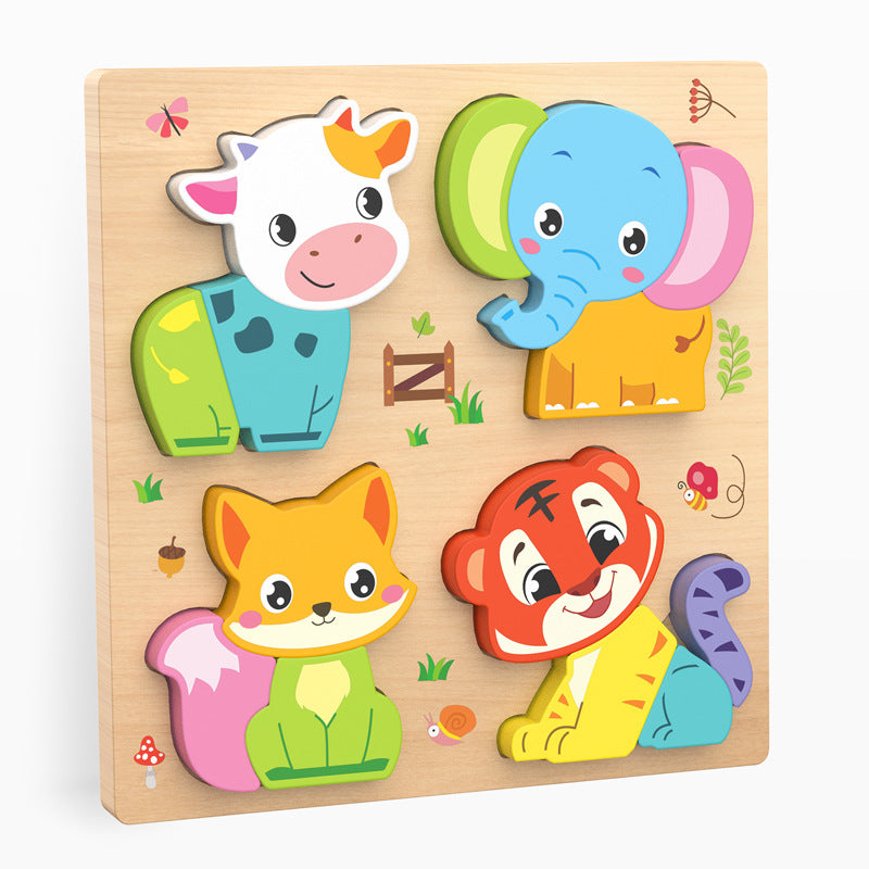 Animals & Vehicles Montessori Puzzle