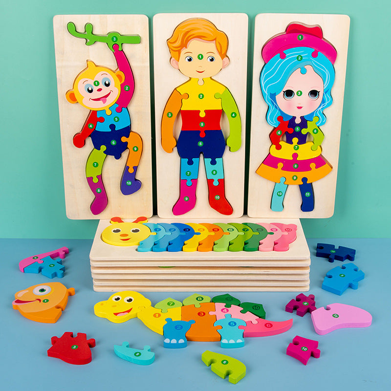 Cars, People & Animals Puzzles