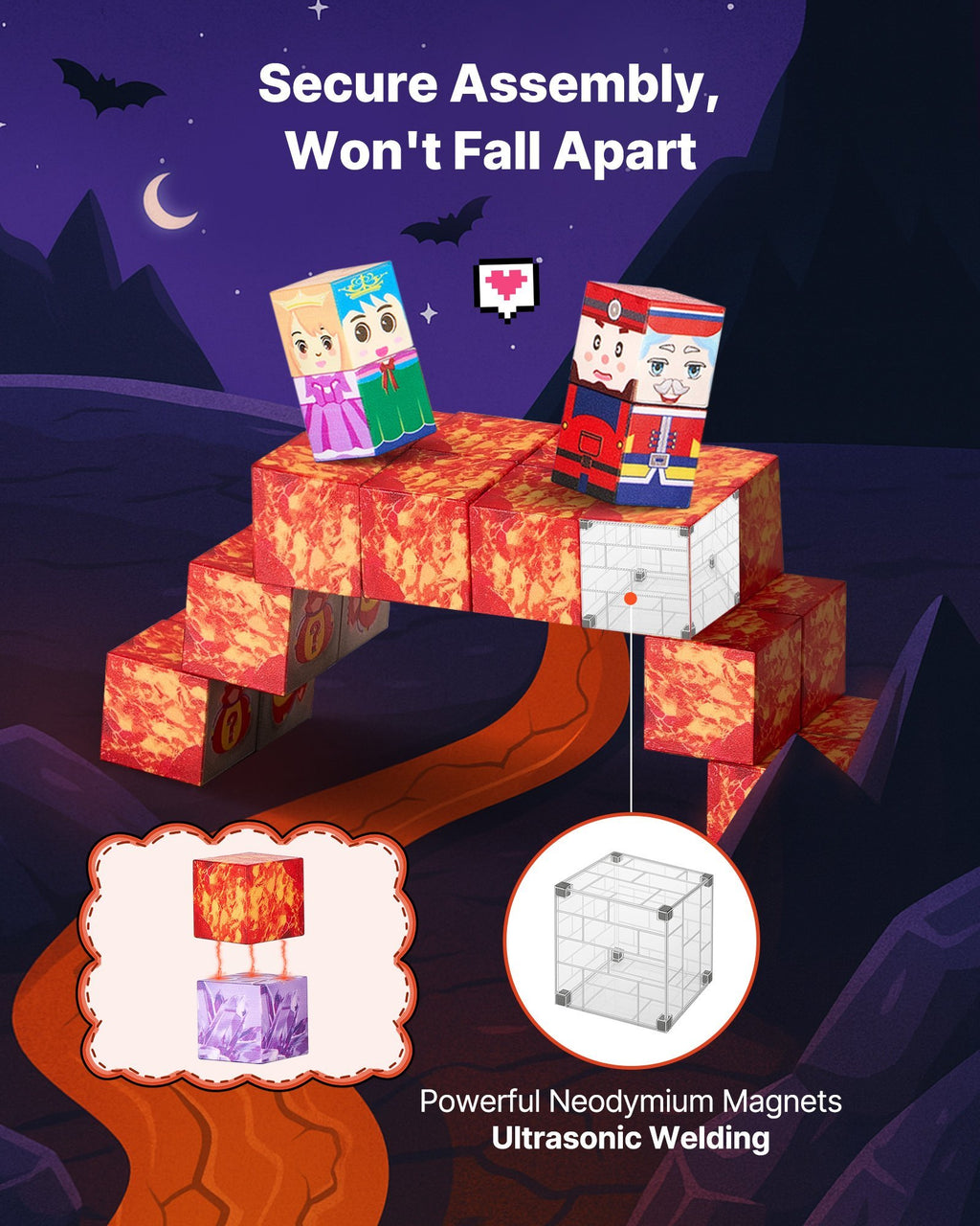 Dark Castle Mini World Magnetic Blocks