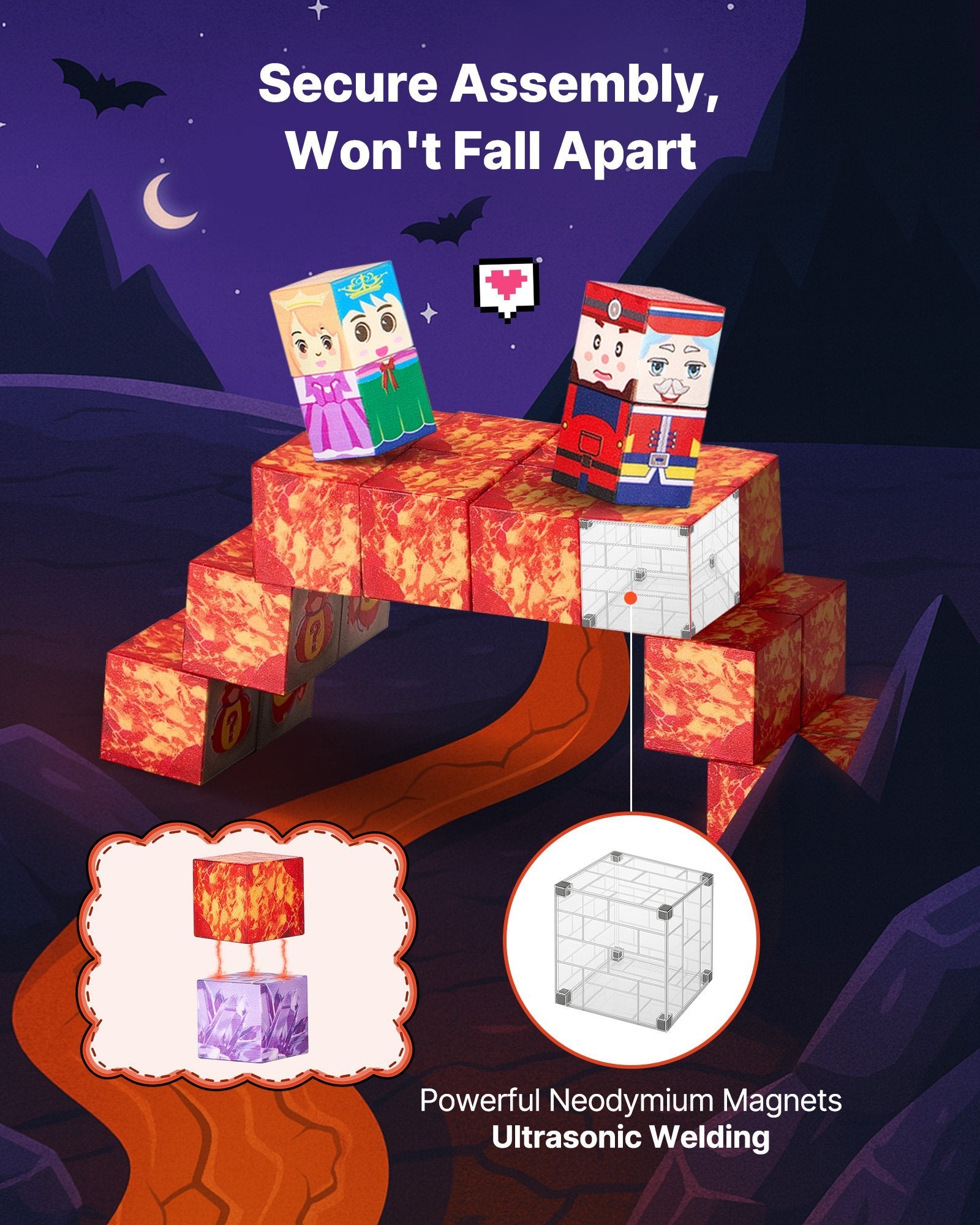 Dark Castle Mini World Magnetic Blocks