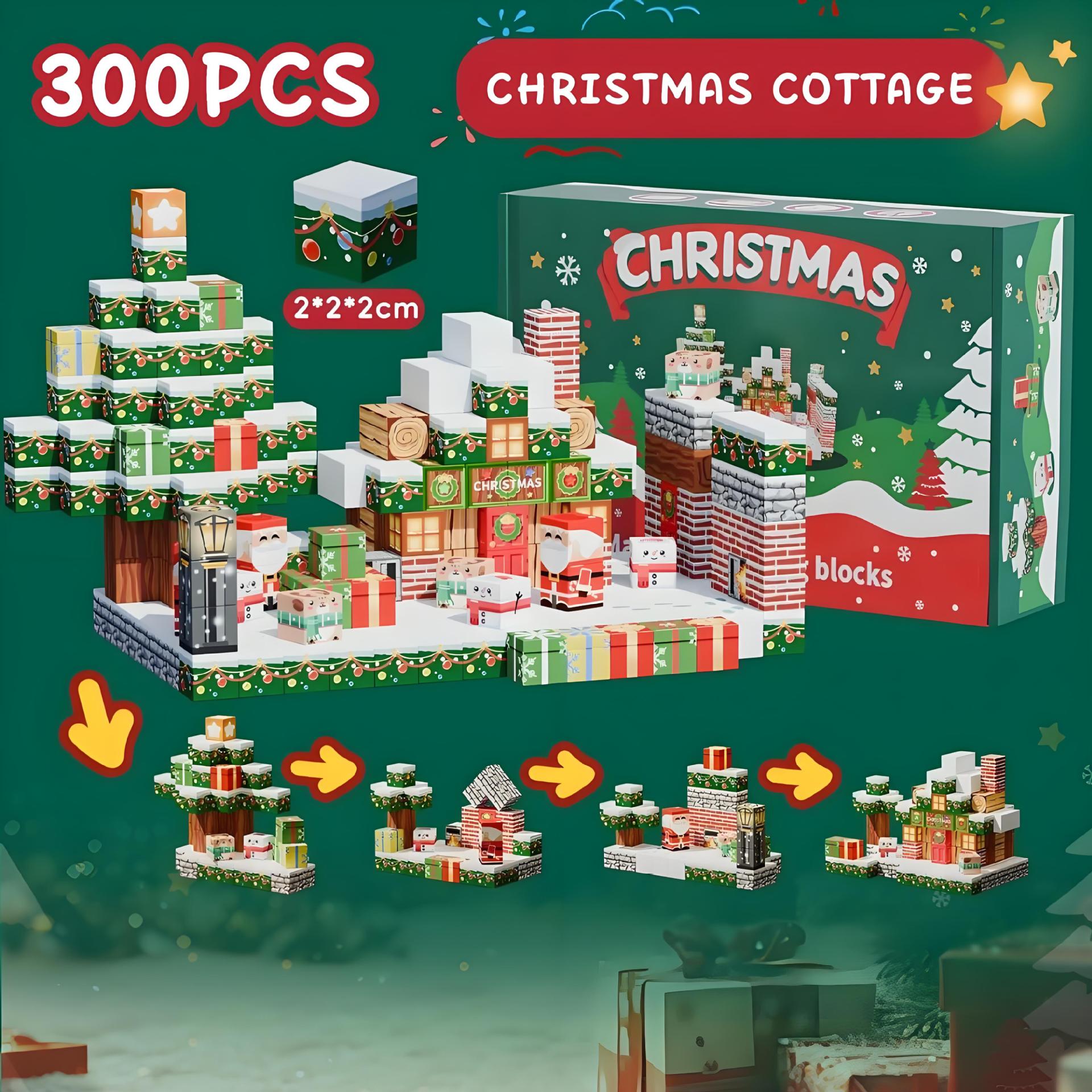 Christmas Mini World Magnetic Blocks