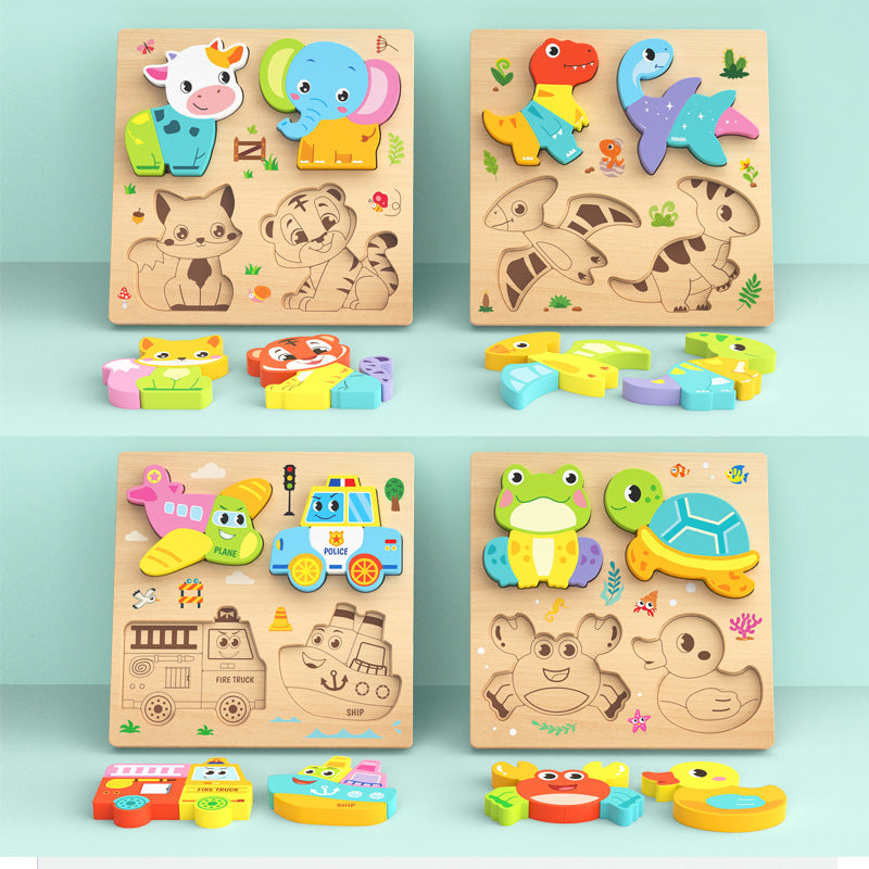 Animals & Vehicles Montessori Puzzle