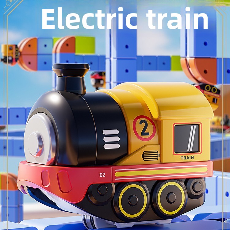 101pc Magnetic Educational Train