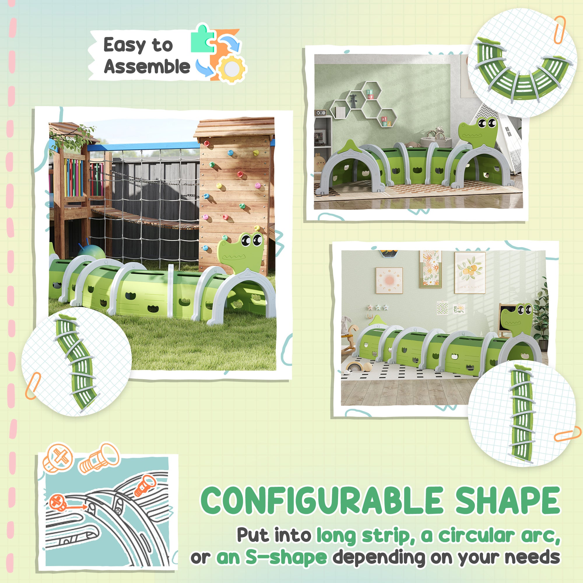 Climb & Crawl Play Tunnel